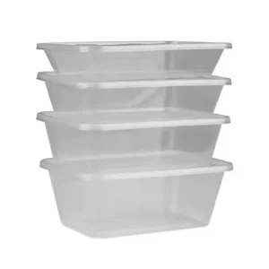 1000ml Rectangular Plastic Container (300pcs)