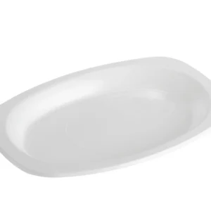 Oval Plate Plastic 9 x 11 (25pcs)